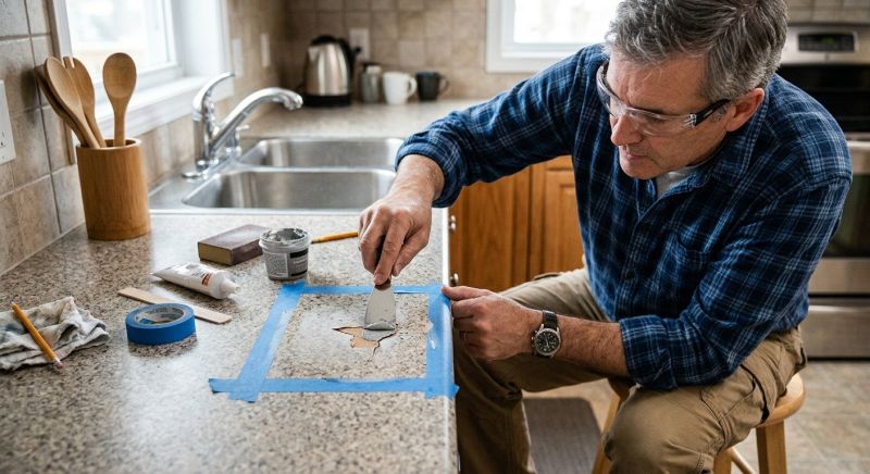 Concrete Countertop Pouring in Sonoma County, CA