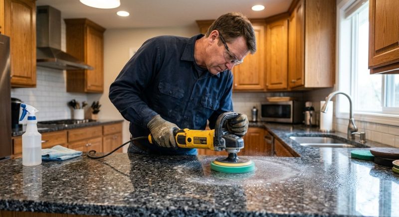 Granite Countertop Refinishing in Roseville, CA