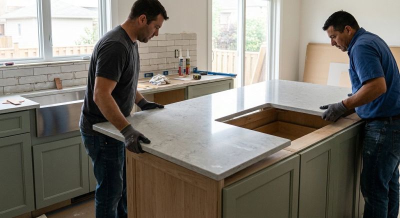 Kitchen Countertop Replacement in Lake County, IL